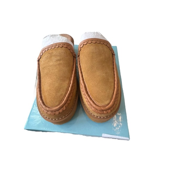 Seychelles Women's Stand Tall Platform Tan Sandals in size 9.5 - Picture 2 of 8